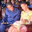 President Lungu with his daughter Tasila Lungu: File picture