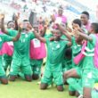 Junior chipolopolo Under 20 team celebrates after scoring