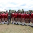 President Edgar Lungu with Kabulonga Girls Secondary School pupils on January 20, 2017 - Picture by State House