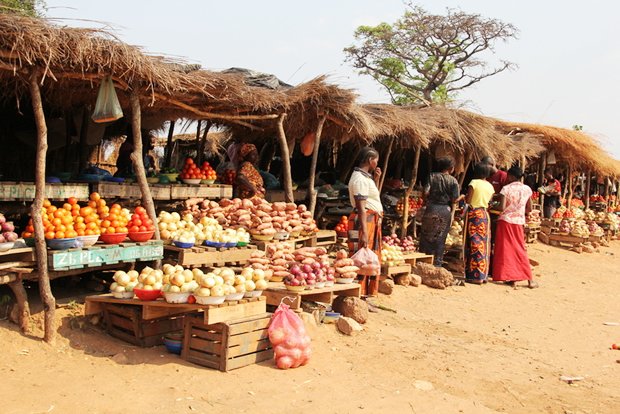 Marketeers in Kabwe: File picture