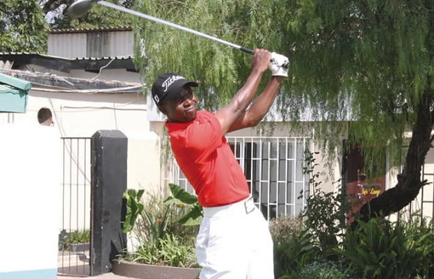 Vetrean Golfer Patrick Mwendapole: File picture