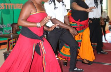 Amayenge dance troop perform in Lusaka-Picture by Tenson Mkhala