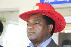 UPND Leader Hakainde Hichilema in Lusaka-picture by Tenson Mkhala