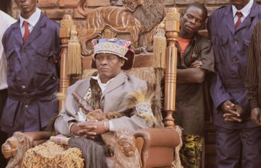 Senior Chief Mwata Kazembe of the Lunda people in Mwansabombwe-Picture by Tenson Mkhala