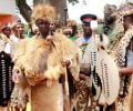 Paramount chief Mpezeni of the Ngonis in Chipata during the 2015 N'cwala-picture by Tenson Mkhala