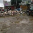 A pile of garbage on one of Lusaka's flooded streets today January 19, 2017: File picture