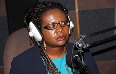 LAZ president Linda Kasonde during Hot Issue program on Hot FM-picture by Tenson Mkhala