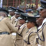 Police parade - awards day