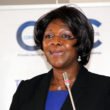 Commerce minister Margaret Mwanakatwe during the Zambia public and private dialogue in Lusaka-picture by Tenson Mkhala