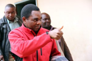 UPND leader Hakainde Hichilema at Lusaka's Magistrates Court as he was being taken to Lusaka Central Prisons-pictures by Tenson Mkhala