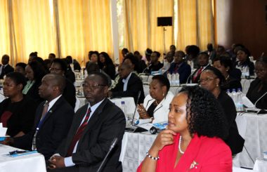 Delegates at the official opening of the publicity seminar for Zambia by the COMESA court of Justice at Mulungushi International Conference Center in Lusaka-picture by Tenson Mkhala