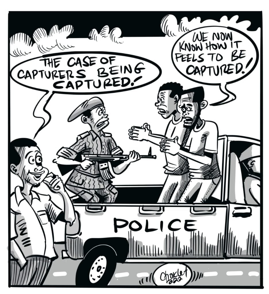 The capturers get captured