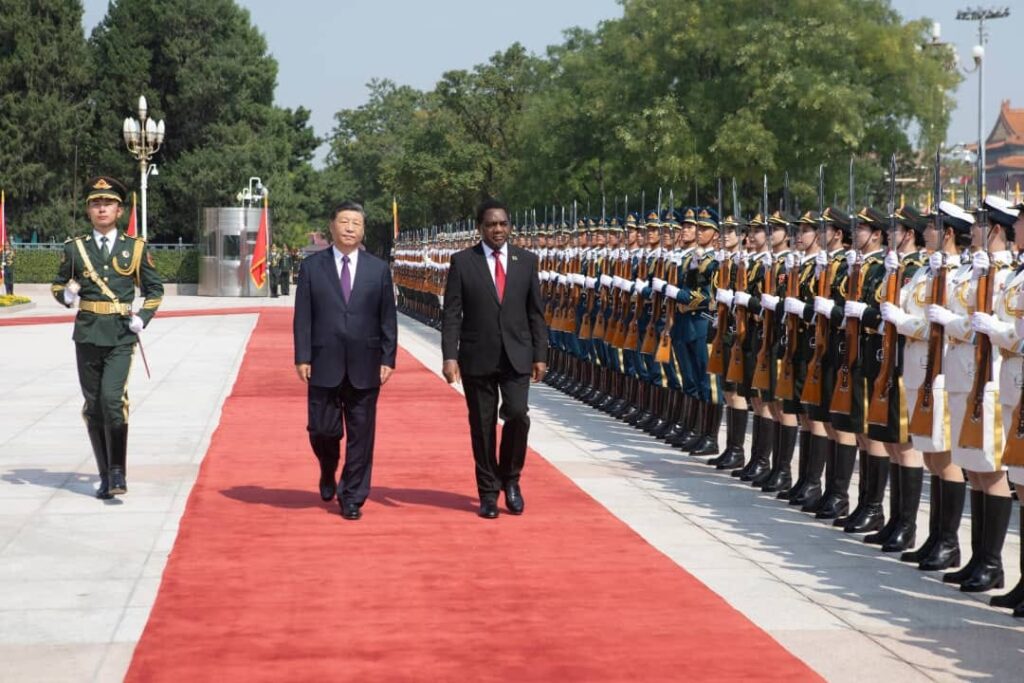 President Hakainde Hichilema’s and Chinese President Xi Jinping
