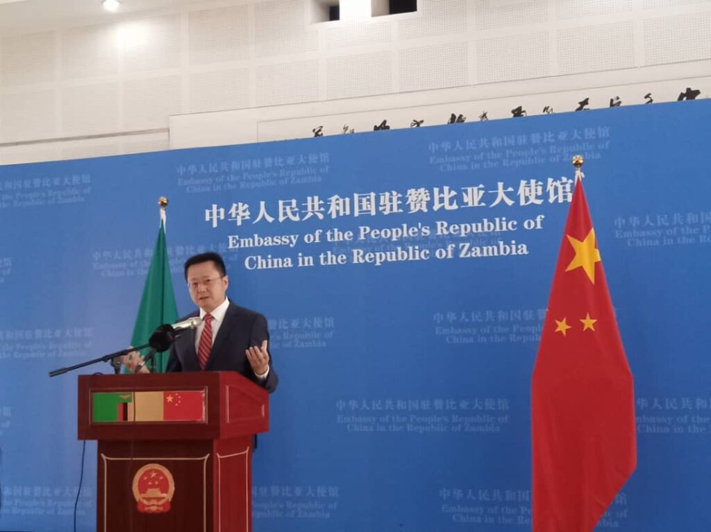CHINESE Ambassador to Zambia Du Xiaohui