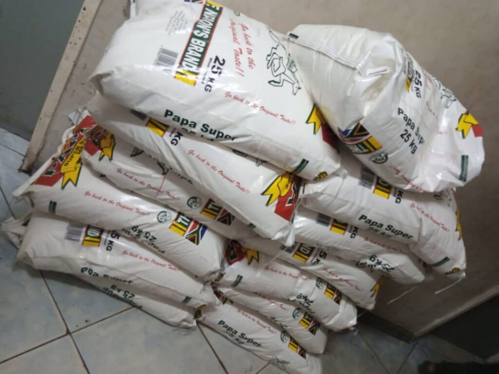 Suspected GMO mealie meal