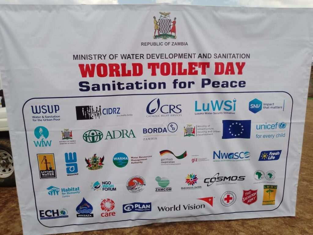 Commemoration of World Toilet Day at Chinika Secondary School grounds in Kanyama constituency on November 19, 2024. Picture by Mazombwe Banda
