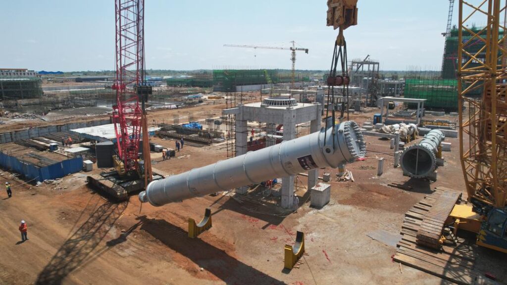 Construction at United Capital Fertilizer Urea Plant