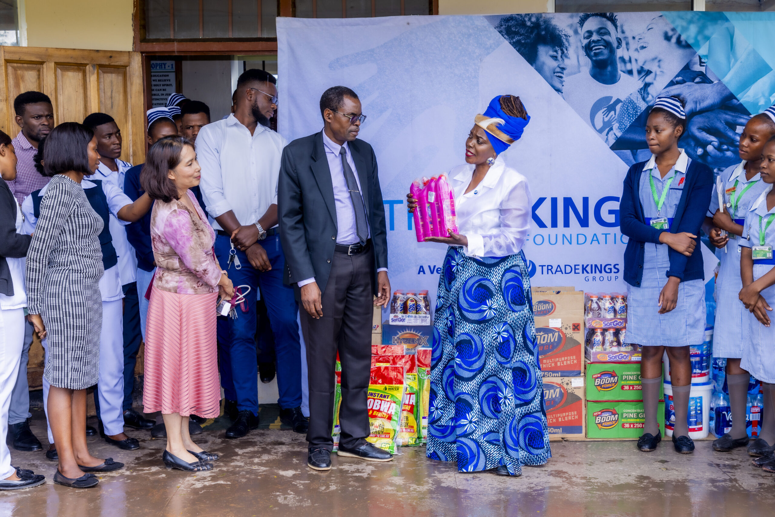Trade Kings donates cleaning products to Mwami Hospital ahead of Nc’wala