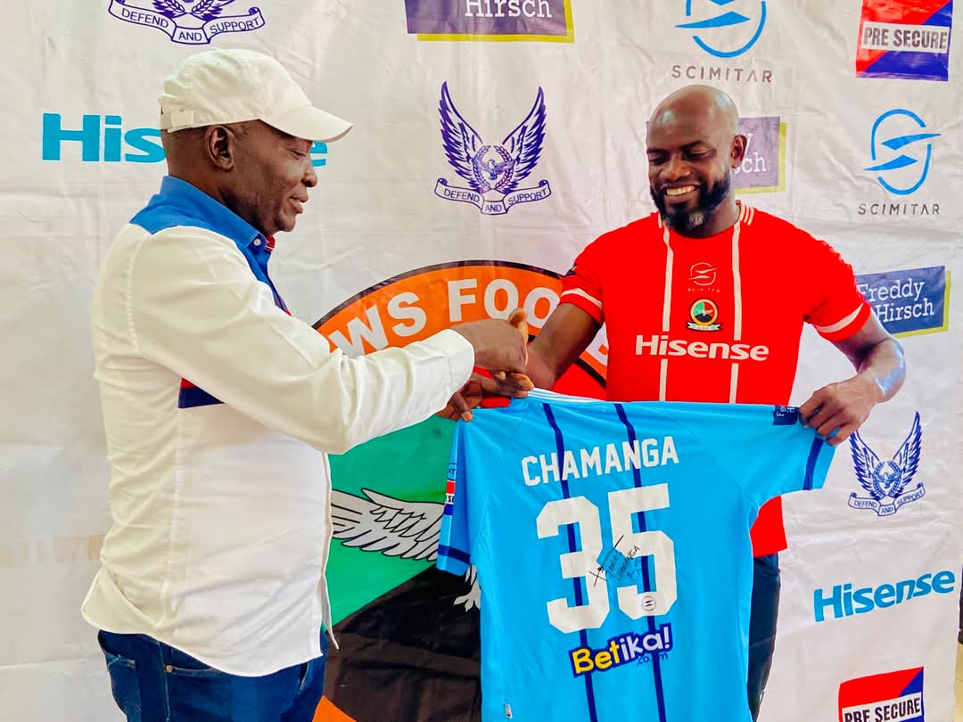 Chamanga gifts Wada Arrows jersey after retiring