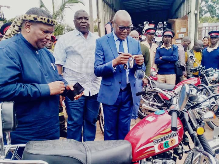 Local Govt PS delivers 56 motorbikes to E/Province chiefdoms