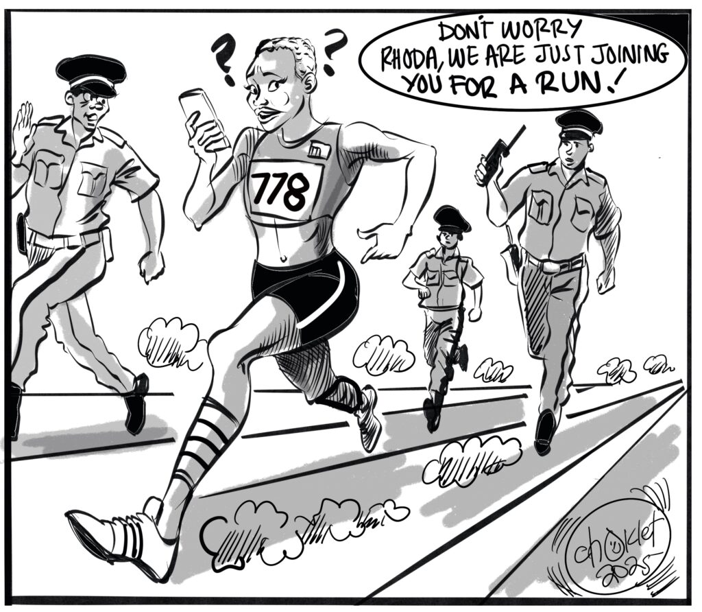 The Rhoda, police run