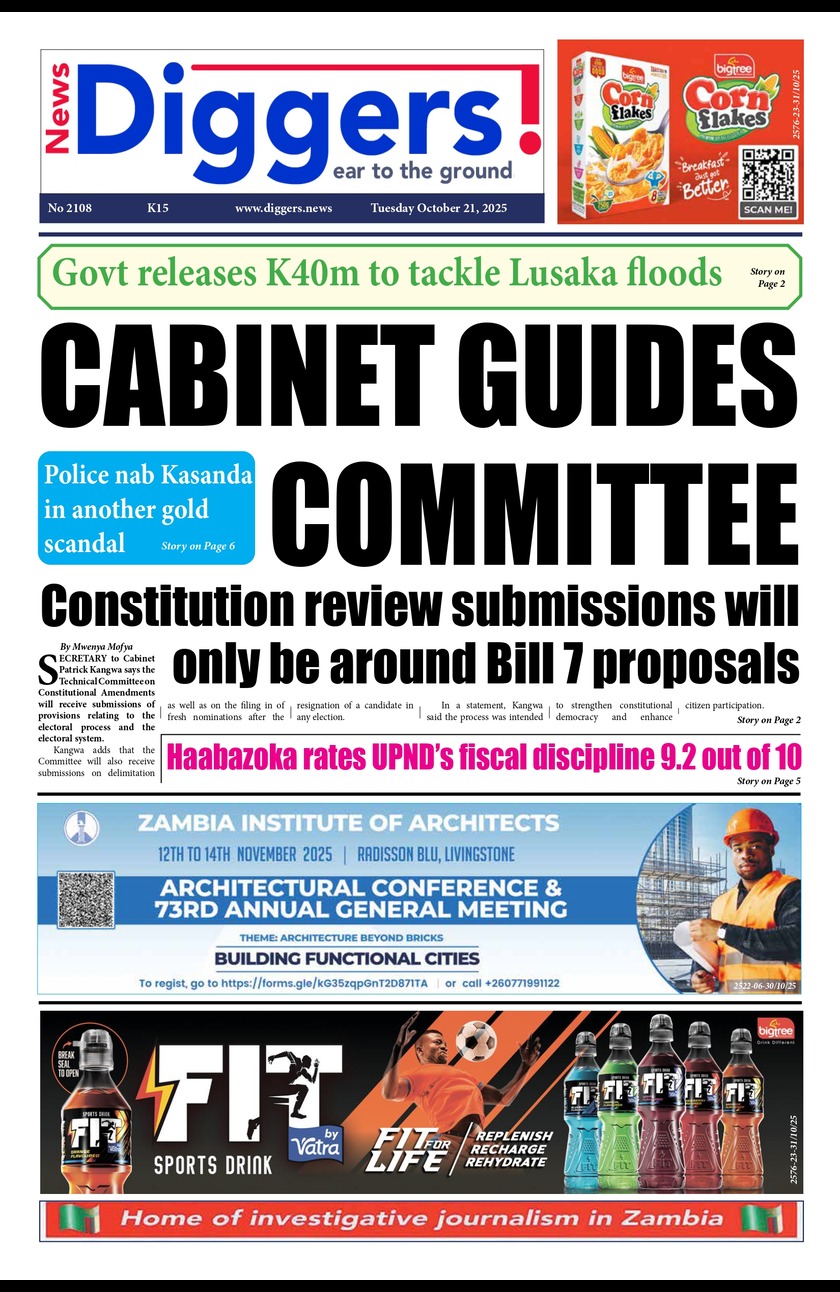 News Diggers Epaper Edition 2108 Tuesday October 21, 2025