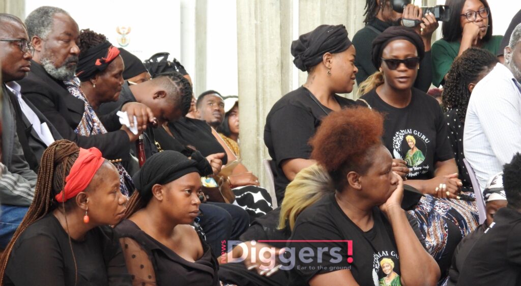 Wangu Zulu's funeral