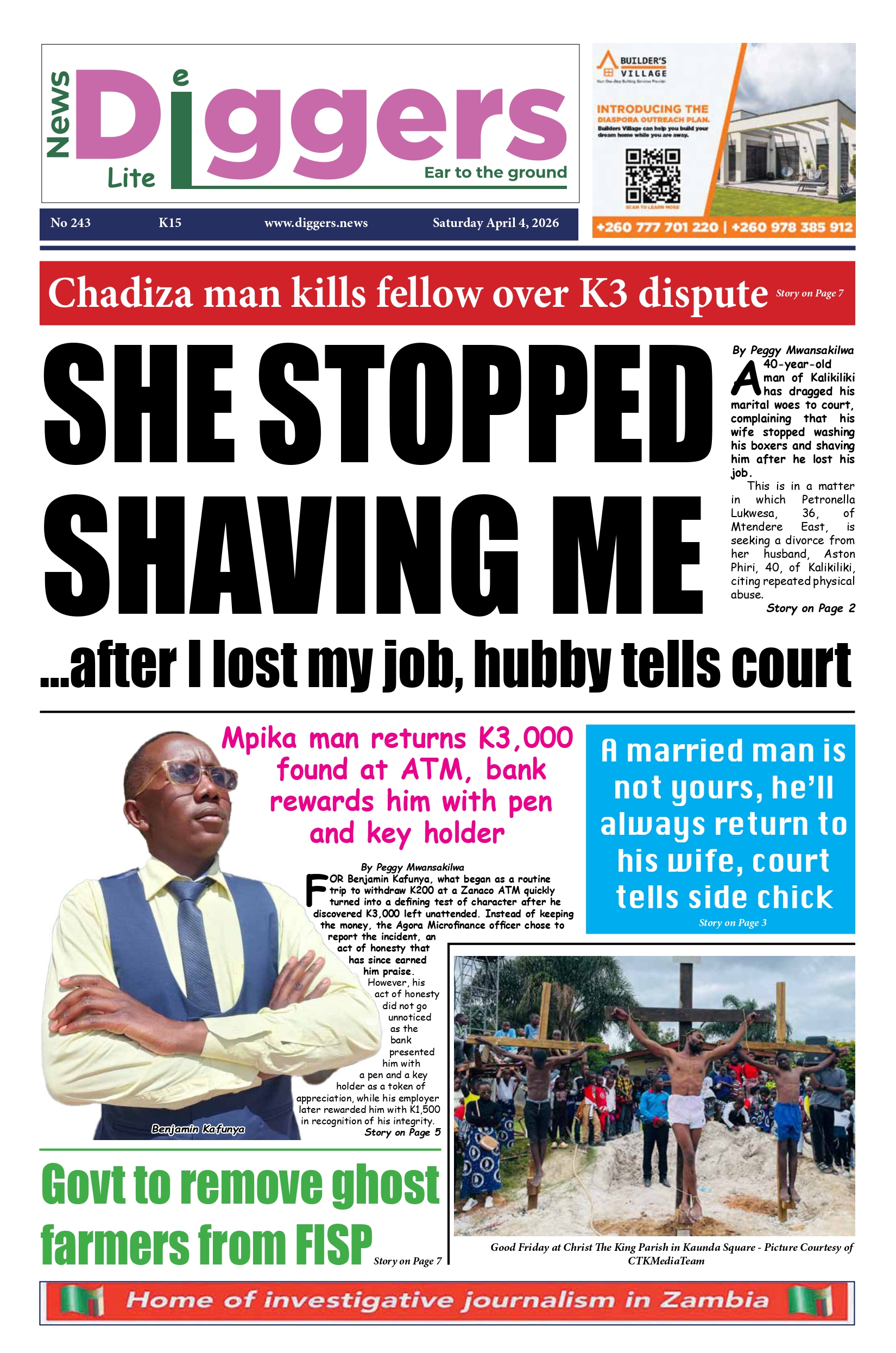 News Diggers Weekend Edition 243 Saturday April 4, 2026