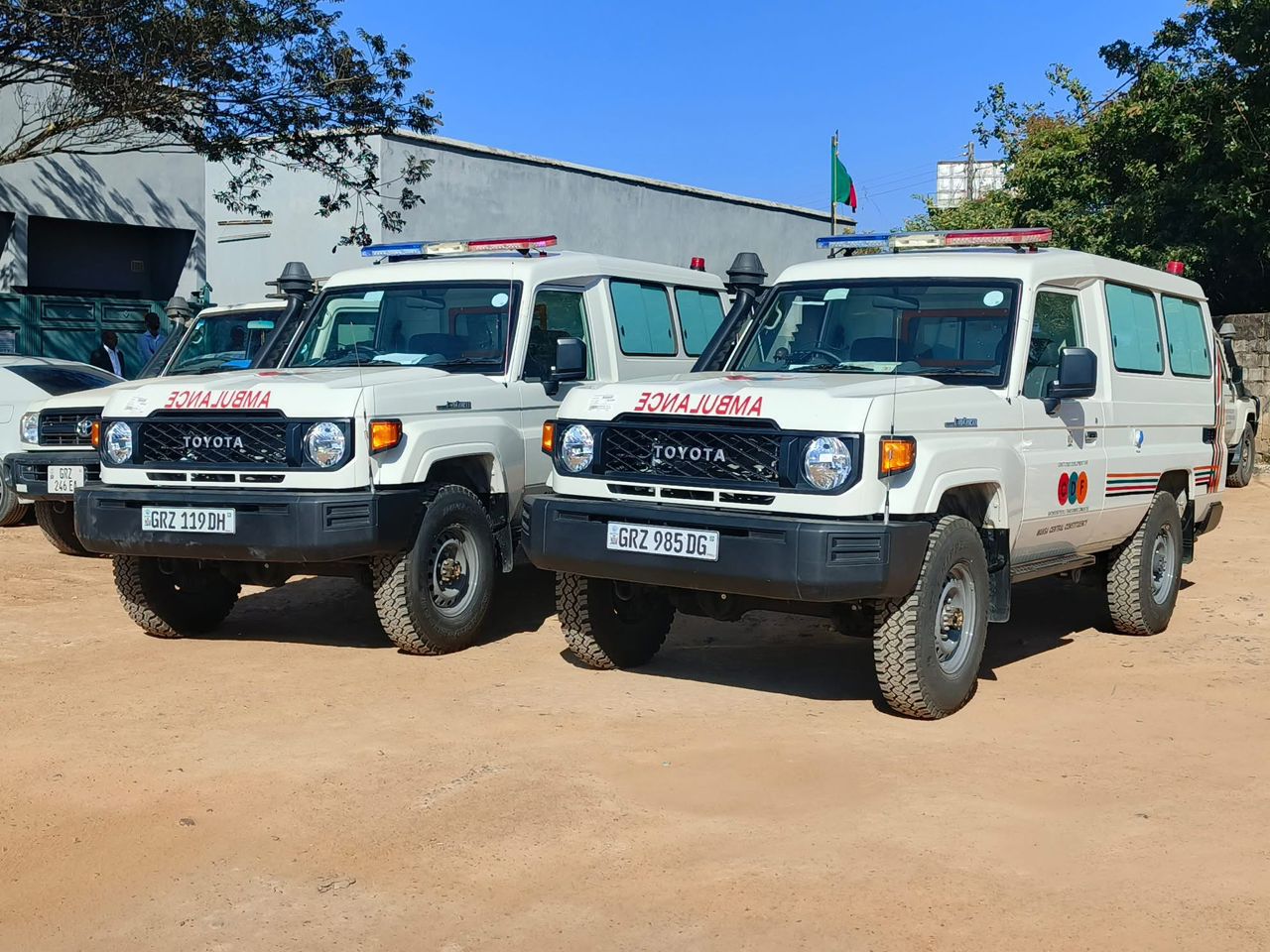 Mansa receives 2 CDF ambulances