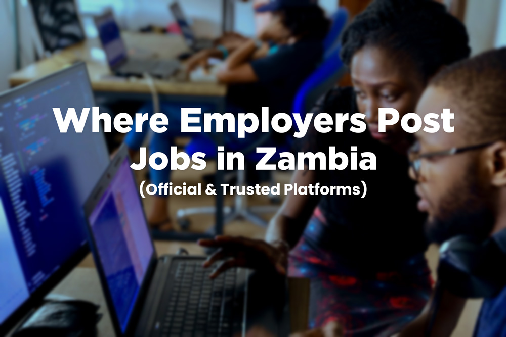 Where Employers in Zambia post jobs