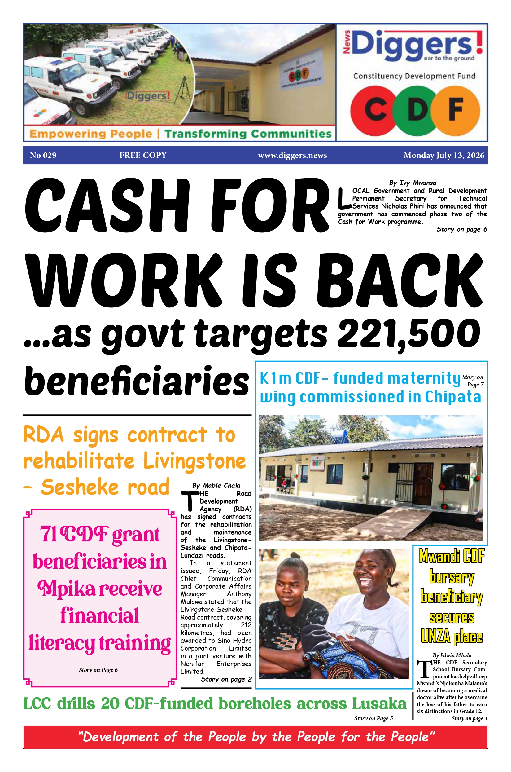CDF Edition 029 Monday July 13, 2026