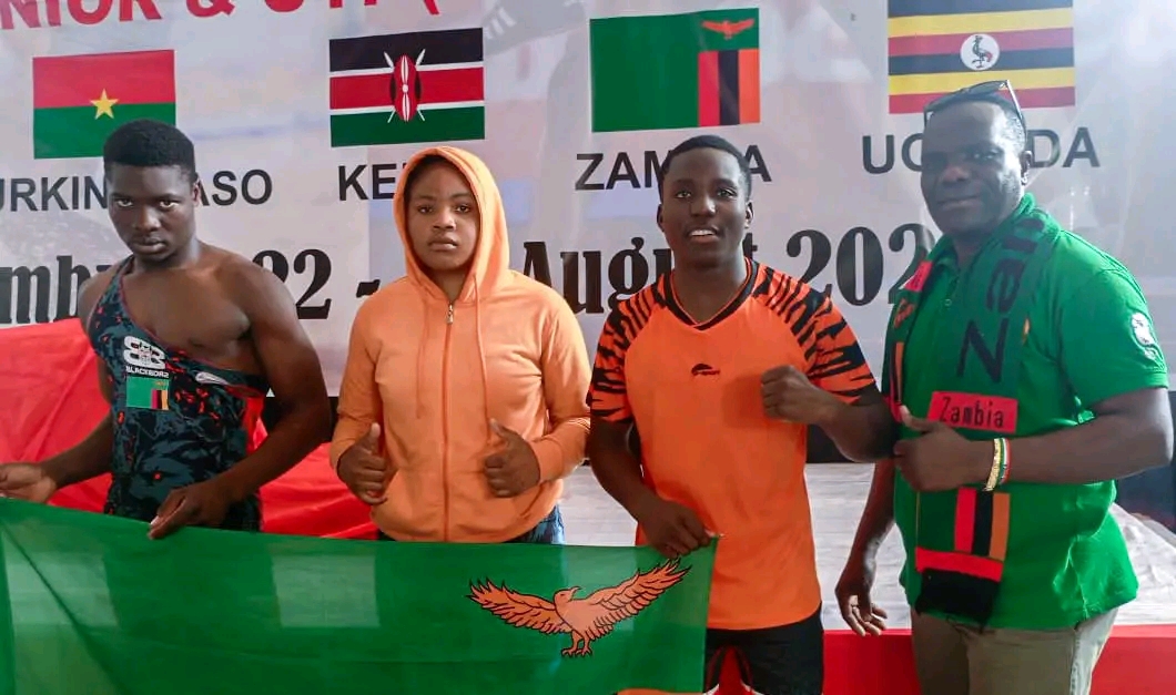 Zambian wrestlers sweep gold, silver and bronze at Burundi tournament