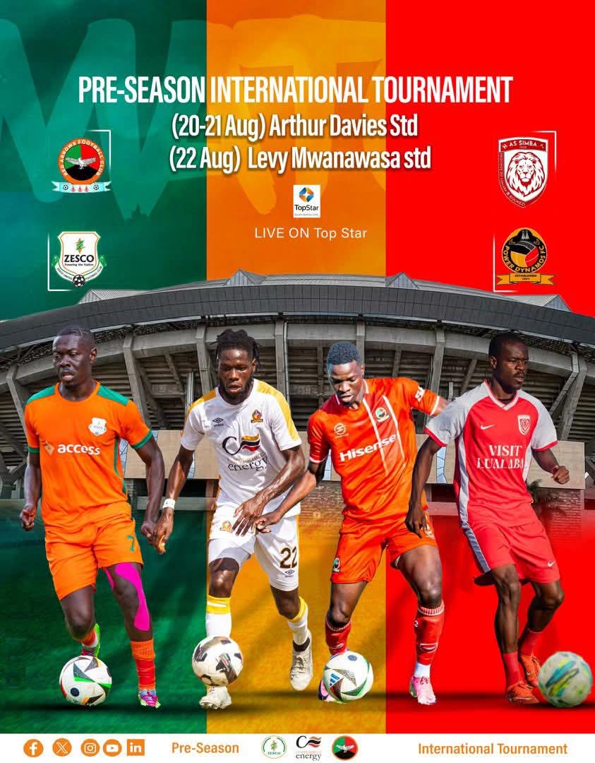 Zambian giants to host pre-season international tournament